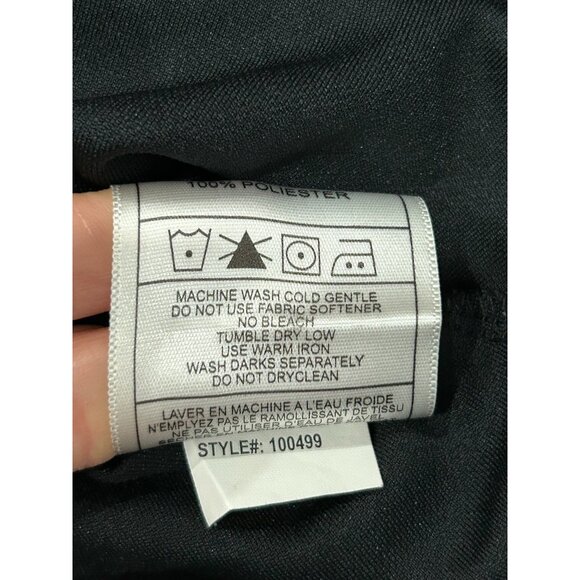 Slazenger Womens Black Polo Top Isla Del Sol Yacht Country Club Logo Sz Medium - Picture 8 of 10